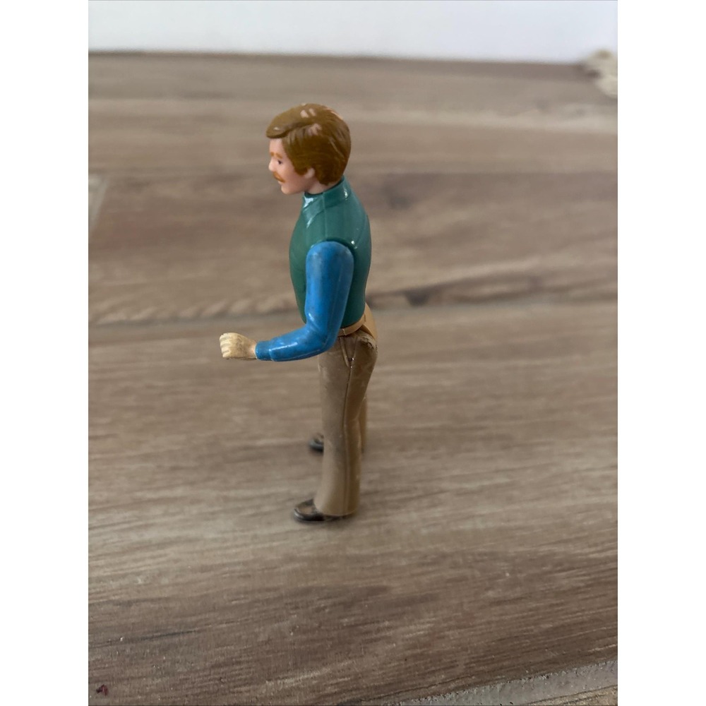 Tomy Smaller Homes‎ Dollhouse Replacement 4" Figure Doll Father Dad Vintage 80s - Picture 5 of 6